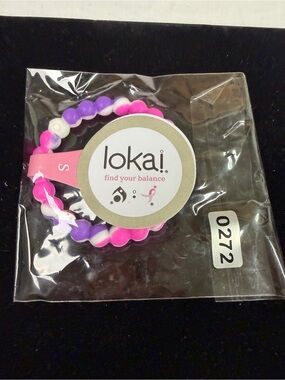Lokai Kids Pink, Purple & White Balance Bracelet